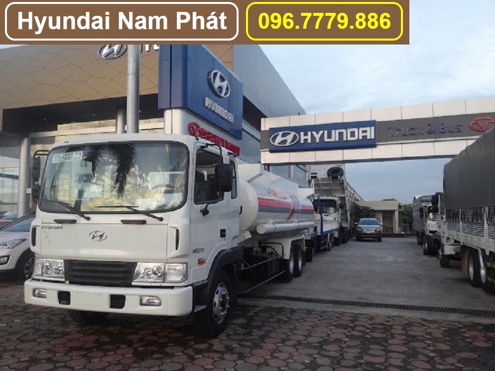Hyundai HD210 16 khối chở xăng dầu